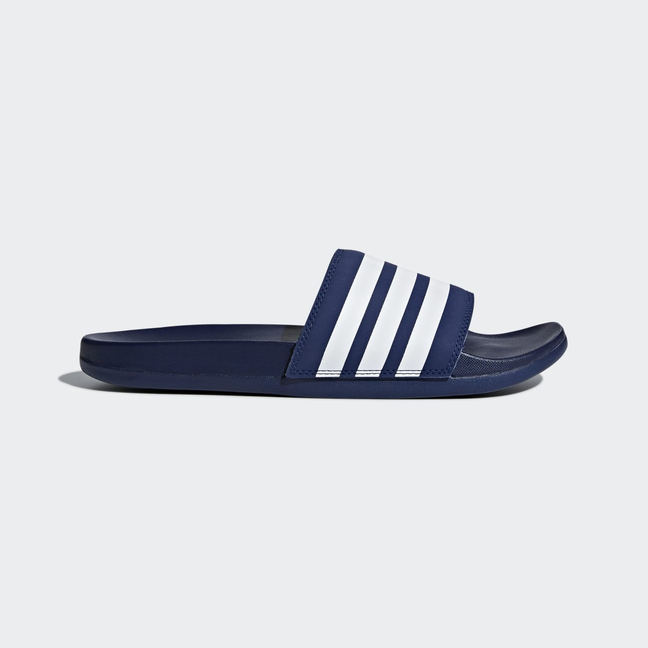 Adidas Adilette Cloudfoam Plus Stripes Férfi Akciós Cipők - Kék [D29764]